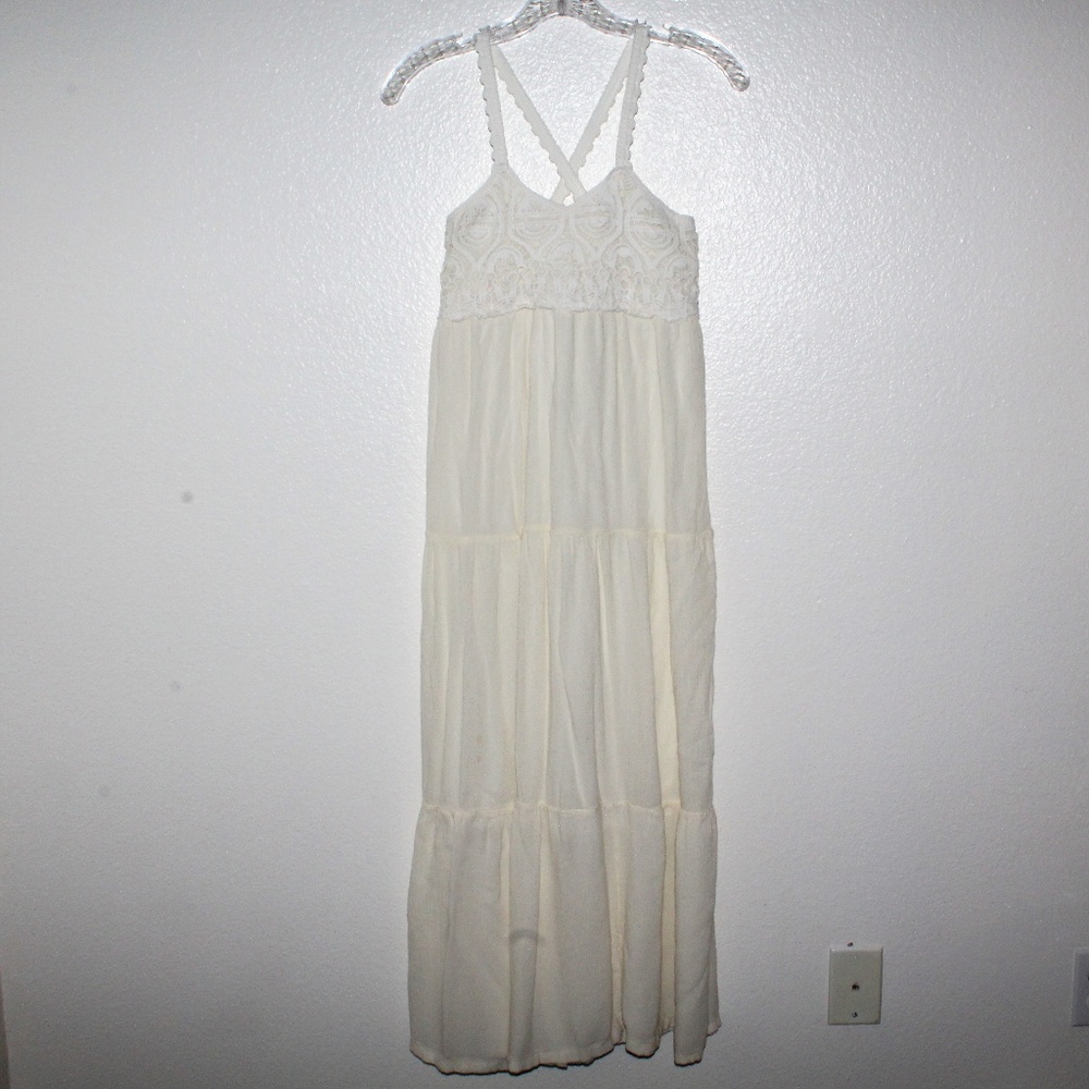 Ivory Boho Maxi Dress